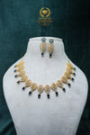 Graceful CZ-Stone Necklace and Earrings Set