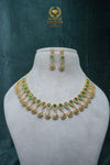 ElegantCZ Stone Necklace and Earrings Set