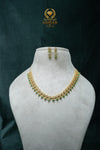 Elegant CZ-Stone Necklace and Earrings Set