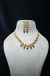 Elegant CZ-Stone Necklace and Earrings Set