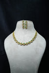 Elegant CZ-Stone Necklace and Earrings Set