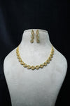 Elegant CZ-Stone Necklace and Earrings Set