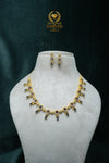 CZ-Stone Necklace and Earrings Set