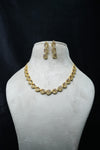 Elegant CZ-Stone Necklace and Earrings Set