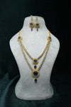CZ-Stone Necklace and Earrings Set