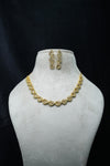 Elegant CZ-Stone Necklace and Earrings Set