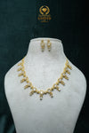 CZ-Stone Necklace and Earrings Set