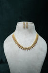 Elegant CZ-Stone Necklace and Earrings Set