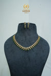 Elegant CZ-Stone Necklace and Earrings Set