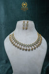 ElegantCZ Stone Necklace and Earrings Set