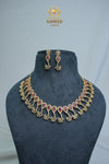 ElegantCZ Stone Necklace and Earrings Set