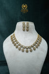 Fashion CZ-Stone Necklace and Earrings set