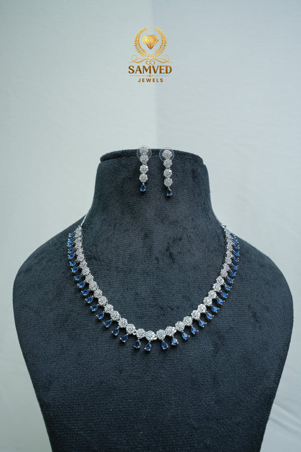 SPECIAL CZ-Stone Necklace and Earring Set