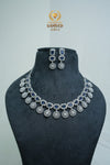 Fashion CZ-Stone Necklace and Earrings set