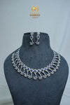 ElegantCZ Stone Necklace and Earrings Set
