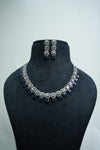 Fast Fashion CZ-Stone Necklace and Earrings Set