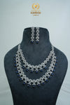 Elegant CZ Stone Necklace and Earrings Set