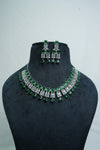 Beautiful CZ-Stone Necklace and Earrings Set