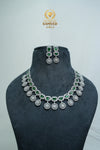 Fashion CZ-Stone Necklace and Earrings set