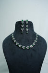 CZ-Stone Necklace and Earrings Set