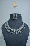 ElegantCZ Stone Necklace and Earrings Set