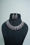 Beautiful CZ-Stone Necklace and Earrings Set