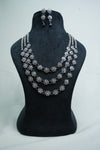 Luxurious CZ-Stone Necklace and Earrings Set