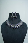 Beautiful CZ-Stone Necklace and Earrings Set
