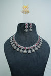 Fashion CZ-Stone Necklace and Earrings set