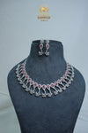 ElegantCZ Stone Necklace and Earrings Set